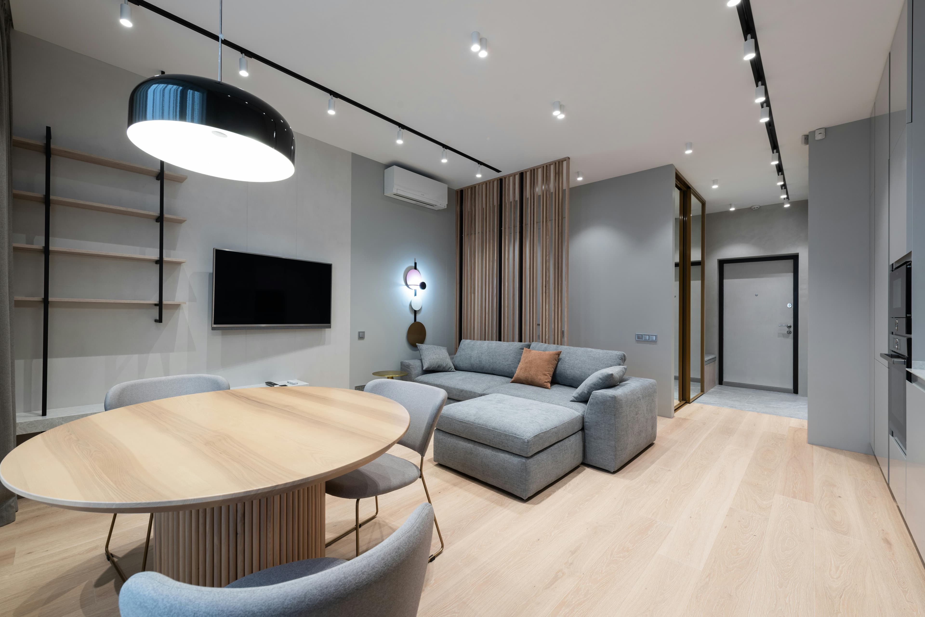 Modern short-term rental interior